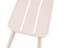 Load image into Gallery viewer, MaximaVida metal garden bench Max 120 cm ivory - without backrest
