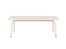 Load image into Gallery viewer, MaximaVida metal garden bench Max 120 cm ivory - without backrest
