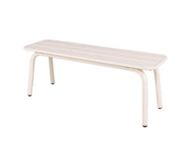 Load image into Gallery viewer, MaximaVida metal picnic set Max 150 cm ivory 3-pieces
