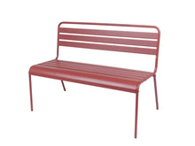 Afbeelding in Gallery-weergave laden, MaximaVida metalen tuinbank Max 120 cm terracotta
