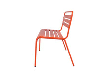 Load image into Gallery viewer, MaximaVida metal garden bench Max 120 cm orange
