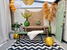 Load image into Gallery viewer, MaximaVida metal garden bench Max 120 cm olive green - without backrest
