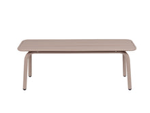 Load image into Gallery viewer, MaximaVida metal garden bench Max 120 cm taupe  without backrest
