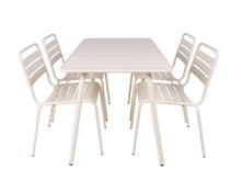 Load image into Gallery viewer, MaximaVida metal garden set Max ivory 150 cm
