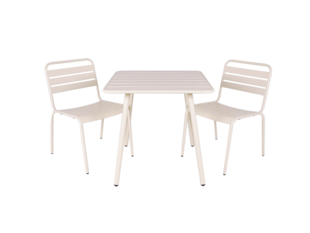 MaximaVida metal garden set Max ivory 80 cm
