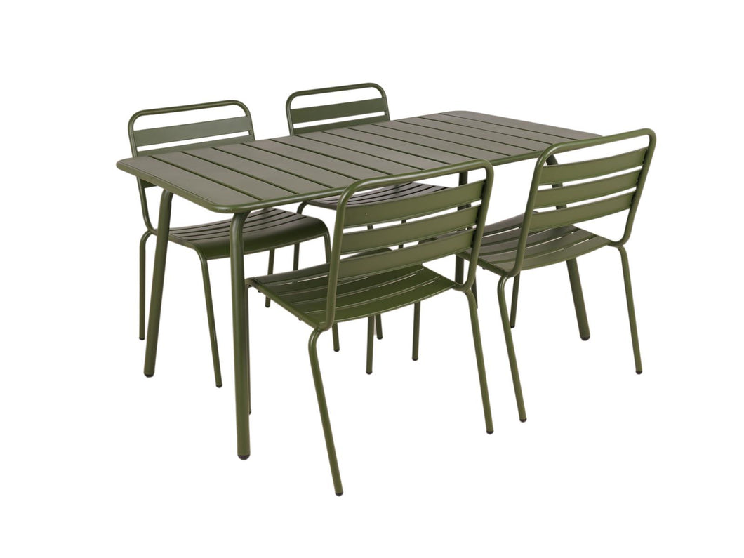 MaximaVida metal garden set Max olive green 150 cm