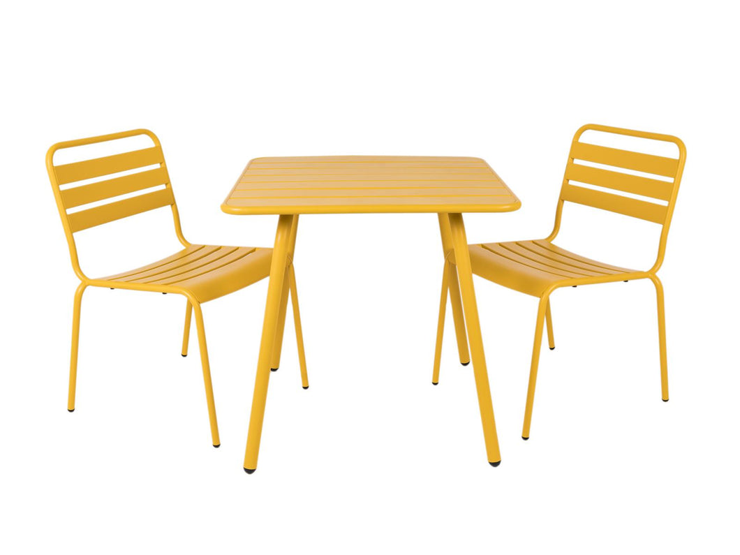 MaximaVida metal garden set Max yellow ochre 80 cm