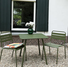 Load image into Gallery viewer, MaximaVida metal garden set Max olive green 80 cm
