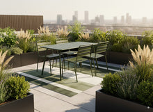 Load image into Gallery viewer, MaximaVida metal garden set Max olive green 150 cm
