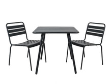 Load image into Gallery viewer, MaximaVida metal garden set Max black 80 cm
