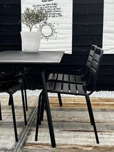 Load image into Gallery viewer, MaximaVida metal garden chair Max black - 2 pieces
