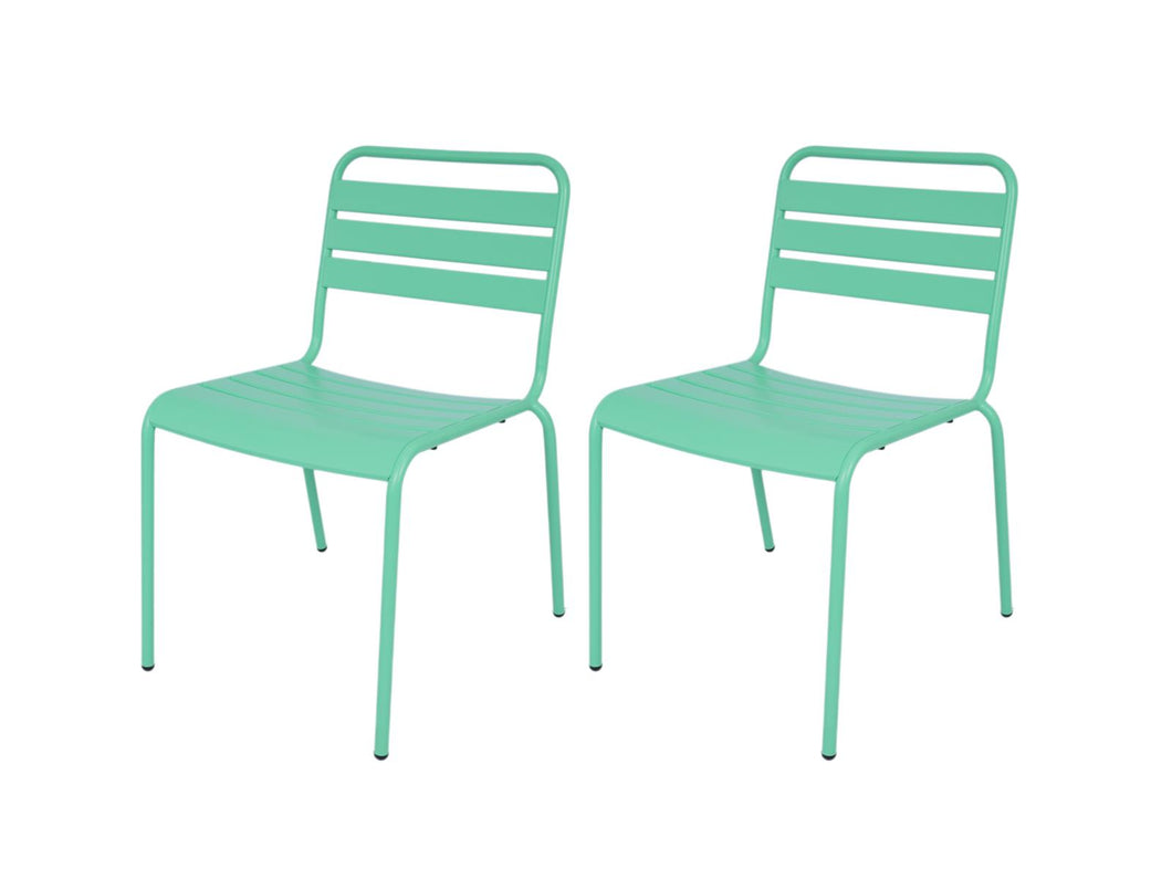 MaximaVida metal garden chair Max XXL cactus - 2 pieces