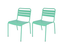 Afbeelding in Gallery-weergave laden, MaximaVida metalen tuinset Max cactus 150 cm – 1 tafel met 2 stoelen en 1 bank
