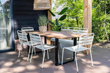 Load image into Gallery viewer, MaximaVida metal garden chair Max XXL ivory – 2 pieces

