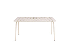 Load image into Gallery viewer, MaximaVida metal garden table Max 150 cm x 80 cm ivory
