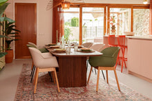 Load image into Gallery viewer, MaximaVida dining room chair Cuyp XXL olive green swivel frame chair legs - 2 pieces
