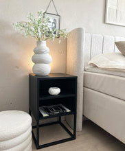 Load image into Gallery viewer, MaximaVida bedside table side table Chicag0 40x 40 x 65 cm - pinewood veneer
