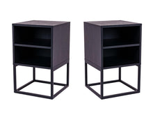 Load image into Gallery viewer, MaximaVida bedside table Chicago 40 x 40 x 65 cm  - 2 pieces

