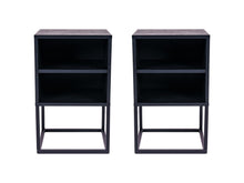 Load image into Gallery viewer, MaximaVida bedside table Chicago 40 x 40 x 65 cm  - 2 pieces
