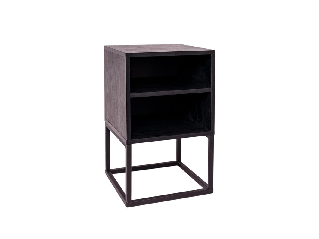 OUTLET - MaximaVida nachtkastje bijzettafel Chicago 40 x 40 x 65 cm- pinewood fineer