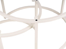 Lade das Bild in den Galerie-Viewer, MaximaVida Metall Couchtisch-Gestell-Set Farbe Elfenbeinweiß - 73,5 und 55,5 cm
