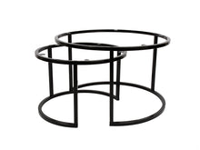Lade das Bild in den Galerie-Viewer, MaximaVida rundes Set Coutische Lucca 58 und 45 cm - HPL terrazzo optik

