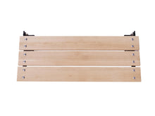Load image into Gallery viewer, MaximaVida folding facade bench Jordaan 100 cm – FSC ash wood
