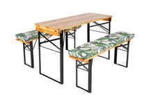 Load image into Gallery viewer, MaximaVida set of 2 picnic table cushions Bliss 120 x 27,5 x 5 cm - 2 pieces - water repellent
