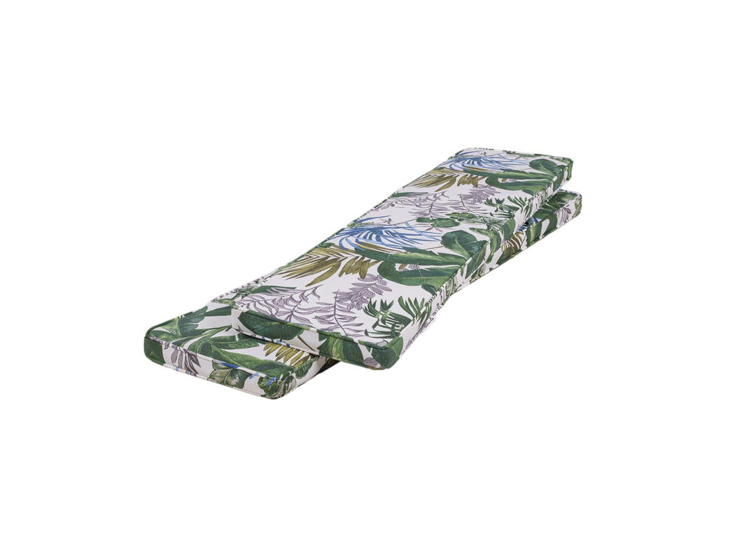 MaximaVida set of 2 picnic table cushions Bliss 120 x 27,5 x 5 cm - 2 pieces - water repellent