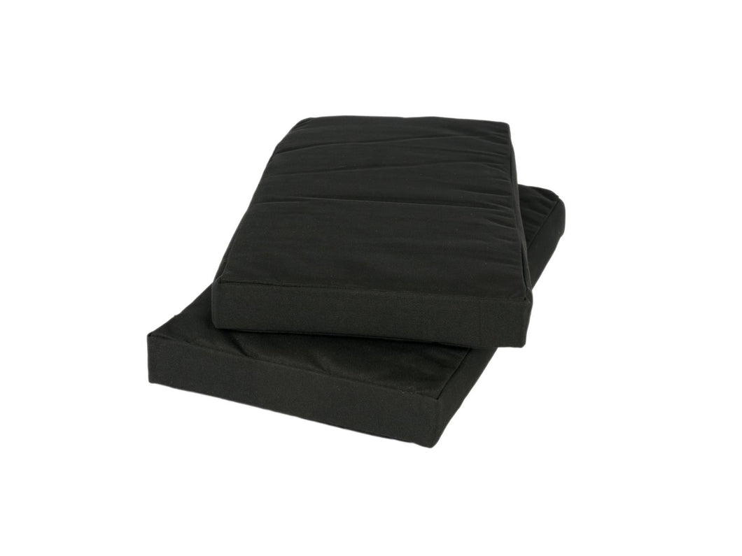 MaximaVida picnic table set of cushions Havana black 55 x 27,5 x 5 cm - water repellent  - 2 pieces
