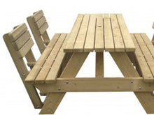 Load image into Gallery viewer, MaximaVida set of backrests 50 cm for straight picnic tables Vilnius and Tallinn
