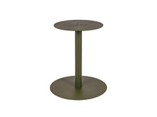Load image into Gallery viewer, MaximaVida round metal table leg Portland olive green - extra heavy model 34 kilo
