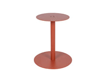 Load image into Gallery viewer, MaximaVida round metal table leg Portland rust brown - extra heavy model 34 kilo
