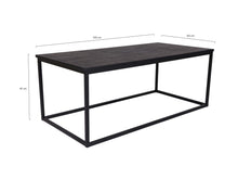 Load image into Gallery viewer, MaximaVida rectangle coffee table Chicago black- 120 x 60 cm- A-grade pinewood
