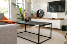Load image into Gallery viewer, MaximaVida rectangle coffee table Chicago black- 120 x 60 cm- A-grade pinewood

