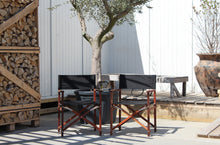 Afbeelding in Gallery-weergave laden, MaximaVida regisseursstoel XXL Cannes zwart 2 stuks- uit exclusief mahoniehout
