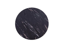 Load image into Gallery viewer, MaximaVida round table top Firenze 45 cm - black HPL marble look
