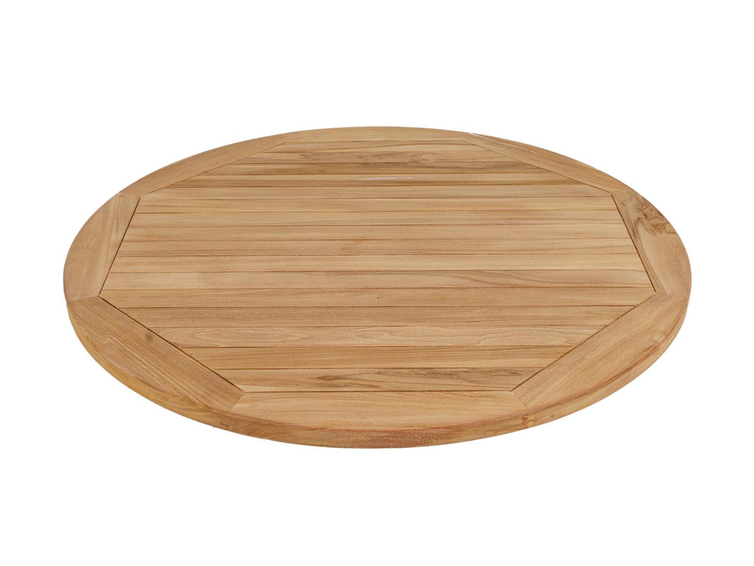 MaximaVida round teak table top Java - 80 cm
