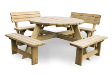 Load image into Gallery viewer, MaximaVida set of backrests 110 cm for square, round Tallinn picnic tables
