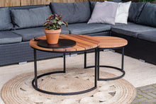 Load image into Gallery viewer, MaximaVida round outdoor coffee table set Vancouver XL 75 cm – especially for outdoor use
