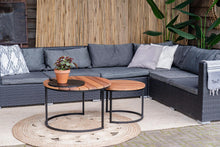 Load image into Gallery viewer, MaximaVida round outdoor coffee table set Vancouver XL 75 cm – especially for outdoor use
