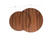 Load image into Gallery viewer, MaximaVida round outdoor set of table tops Vancouver 75 cm – especially for outdoor use
