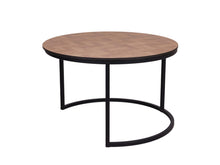 Afbeelding in Gallery-weergave laden, MaximaVida rond tafelblad Copenhagen 45 cm -  HPL fishbone look
