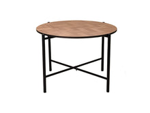 Afbeelding in Gallery-weergave laden, MaximaVida rond tafelblad Copenhagen 75 cm - HPL fishbone look
