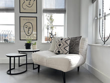 Load image into Gallery viewer, MaximaVida round coffee table set Lucca 58 and 45 cm - HPL terrazzo look
