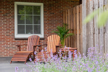 Lade das Bild in den Galerie-Viewer, MaximaVida Adirondack Gartenstuhl mit Fußstütze Toronto, geölt - exklusivem Mahagoni holz
