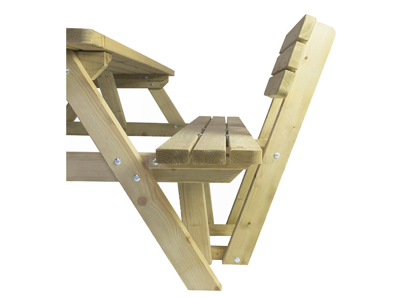 MaximaVida set of backrests 50 cm for straight picnic tables Vilnius and Tallinn