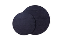 Load image into Gallery viewer, MaximaVida round set of table tops Chicago black - 58 cm and 45 cm
