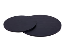 Load image into Gallery viewer, MaximaVida round set of table tops Chicago black - 58 cm and 45 cm
