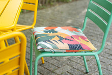 Load image into Gallery viewer, MaximaVida chair cushion Vaiana 47 x 42 x 4 cm - water repellent
